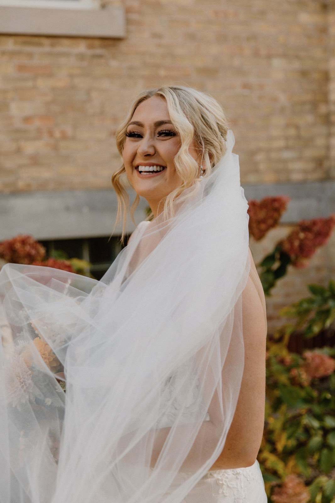 Bridal hair styling at Glossed Beauty