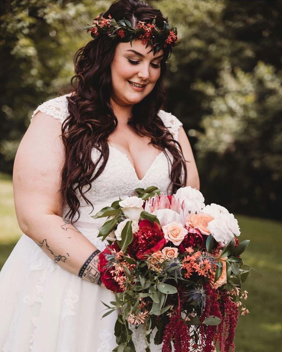 Wedding day beauty look by Glossed Beauty